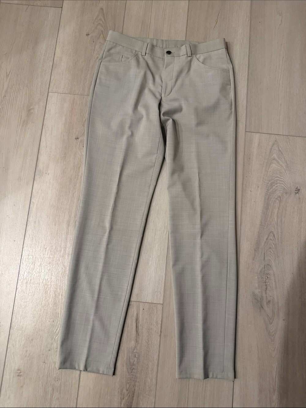 Jack Victor Men's Dress Pants Light Gray